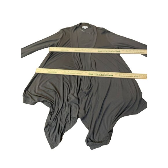 Great Northwest Indigo Waterfall Cardigan Womens L NEW Gray - Picture 10 of 12